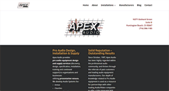 Desktop Screenshot of apexaudio.com